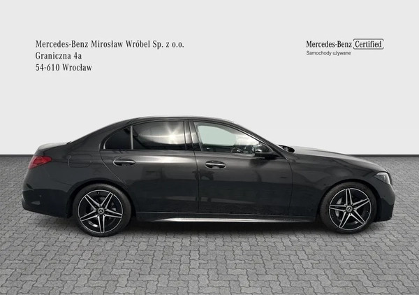 Mercedes-Benz Klasa C cena 249900 przebieg: 41200, rok produkcji 2021 z Wrocław małe 407